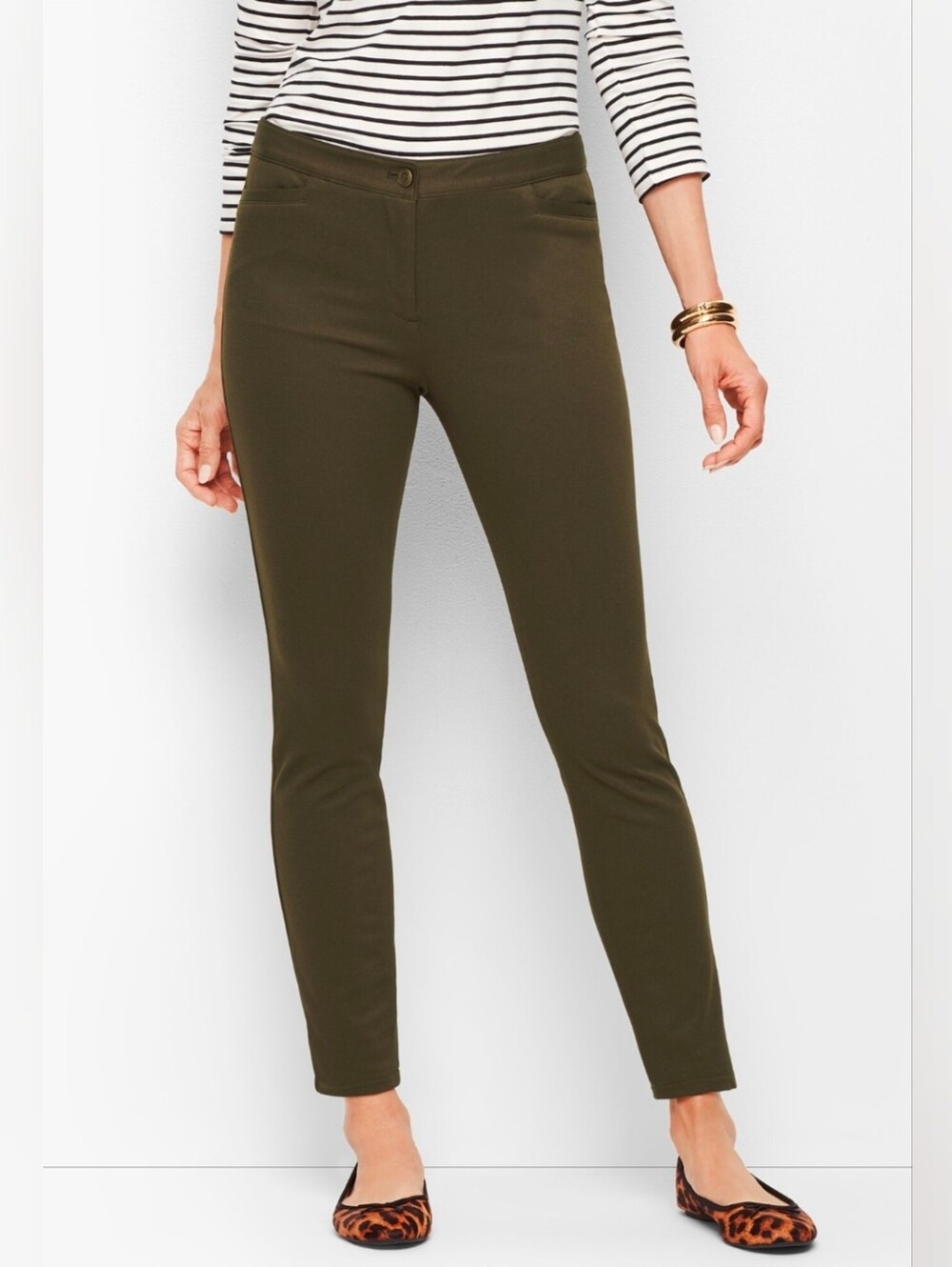 ❤ TALBOTS HIGH RISE DALTON SKINNY ANKLE PANTS, 8P (29 PETITE)